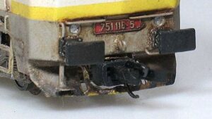 Sada 4 ks nárazníků pro lokomotivy