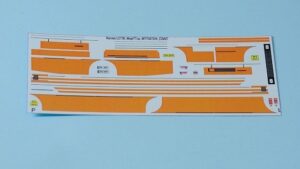 Obtisková sada – LC736 ČSAD (oranžové pruhy) – foto 1