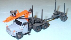 Stavebnice lesovozu T138/148 + DAV7