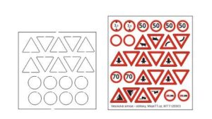 Dopravní značky Vesnická silnice