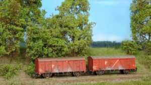 Stavebnice 2 ks krytých vozů Gkks/Zt