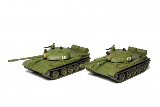 Stavebnice středního tanku T-54B/T-55A, 2ks