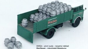 Náklad pivních sudů neúplný