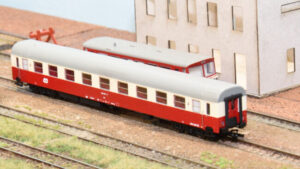 Obtisk vozu ČD 054 Bn (9 oken kupé)