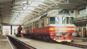 Obtisk motorového vozu ČD 853