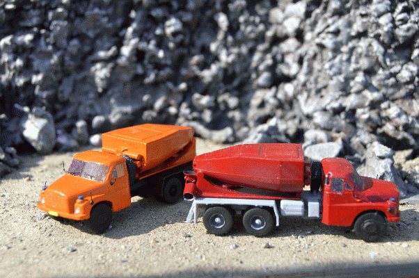 Stavebnice automobilu Tatra 148 VD5 vanový domíchávač