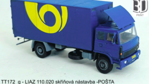 Stavebnice Liaz 110 skříňová nástavba - pošta