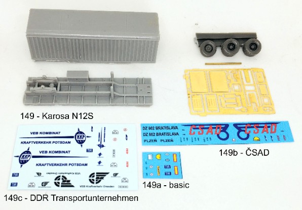 Skříňový návěs Karosa N12S – foto 1