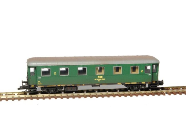 Osobní vůz Be „Rybák“ ČSD, 7 oken 1:120