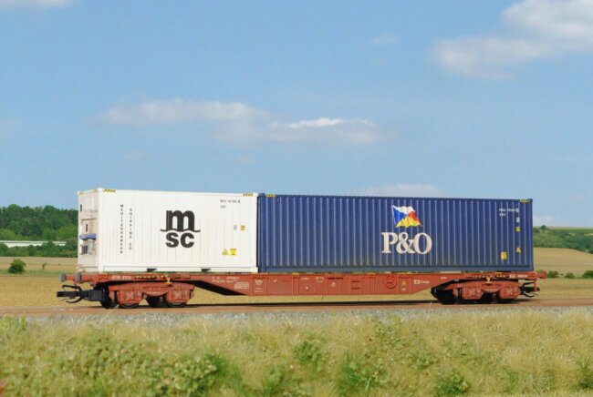 Kontejnerový vůz Sgnss 55 ČD/ČDC