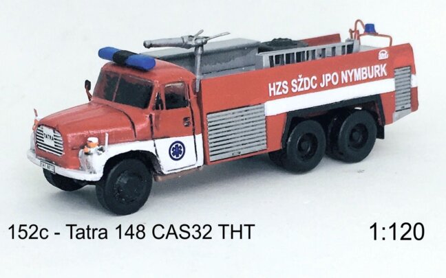 Stavebnice T148 CAS32 THT hasičský automobil