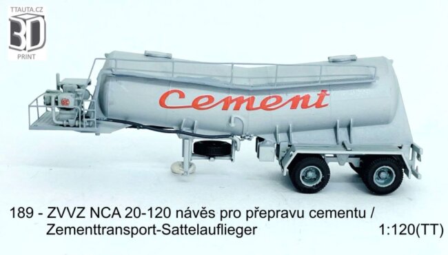 Návěs – přepravník cementu ZVVZ NCA 20-120