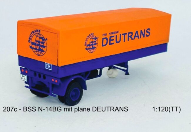 Stavebnice návěsu BSS N-14BG DEUTRANS – foto 3