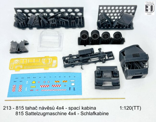 Stavebnice tahače 815-2 4×4 spací kabina – foto 8