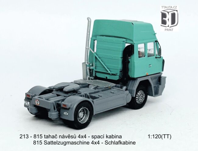 Stavebnice tahače 815-2 4×4 spací kabina – foto 2
