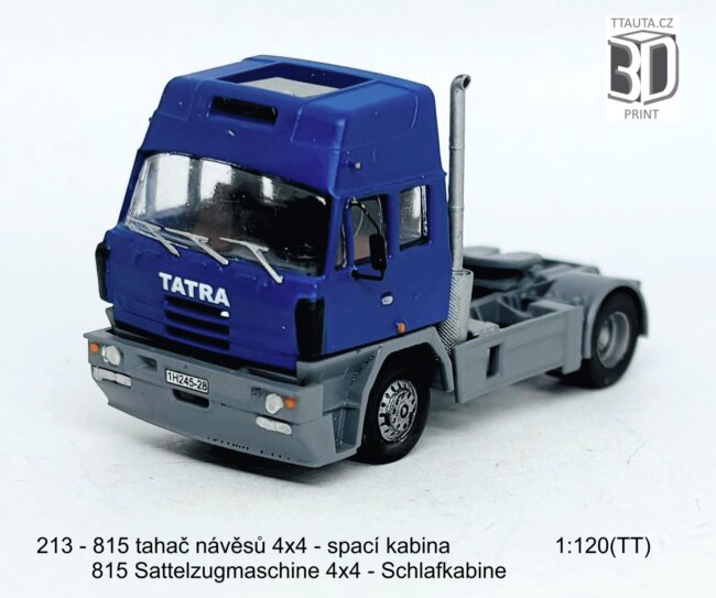 Stavebnice tahače 815-2 4×4 spací kabina – foto 5