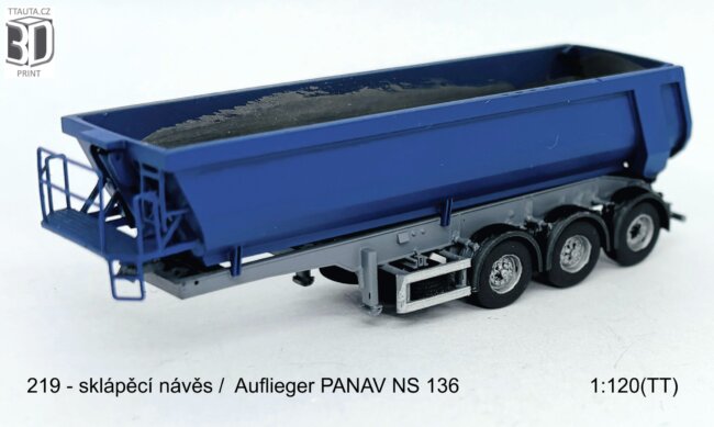 Sklápěcí návěs PANAV NS 136