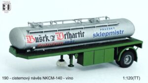 Cisternový návěs NKCM-140 na víno