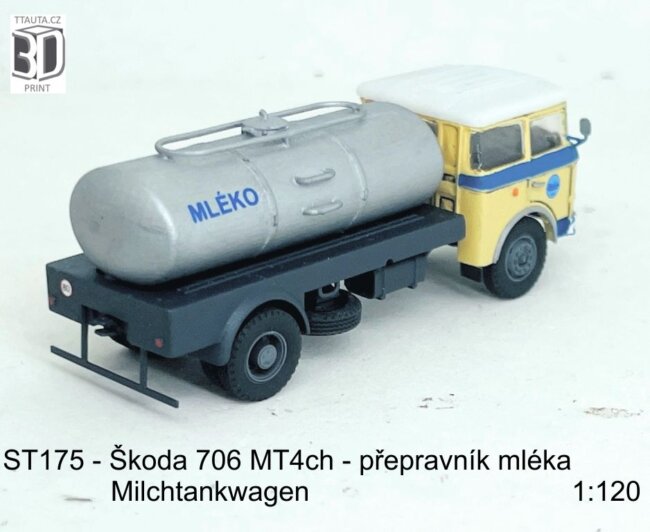 Stavebnice Š706 MT4ch pro přepravu mléka – foto 3