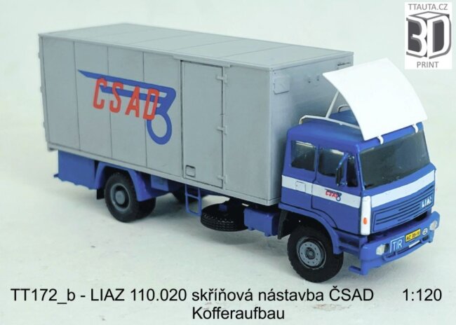 Stavebnice Liaz 110 skříňová nástavba – ČSAD