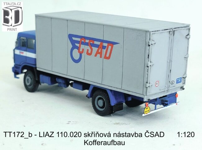 Stavebnice Liaz 110 skříňová nástavba – ČSAD – foto 2