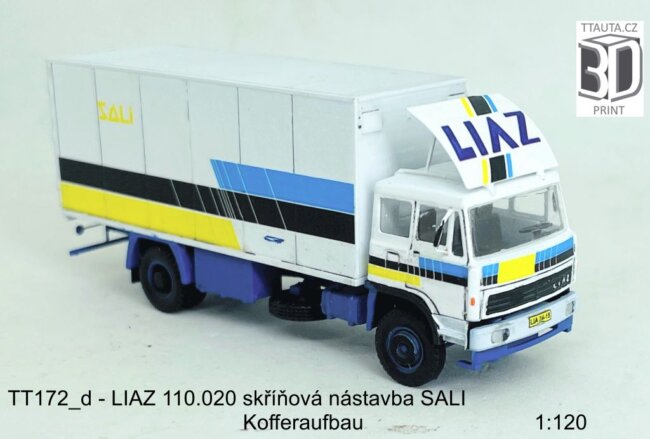 Stavebnice Liaz 110 skříňová nástavba – reklamní