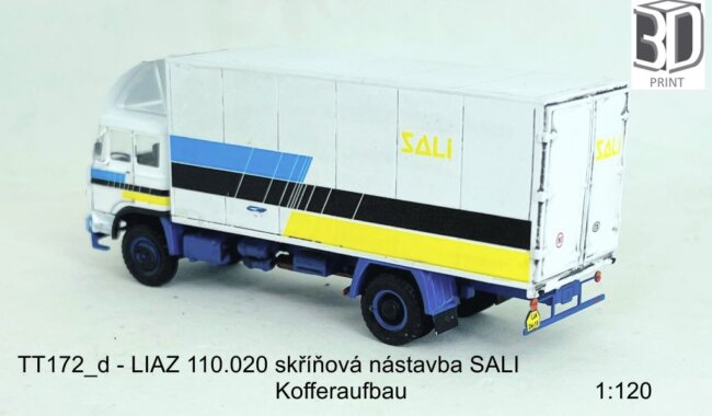 Stavebnice Liaz 110 skříňová nástavba – reklamní – foto 1