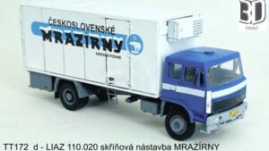 Stavebnice Liaz 110 skříňová nástavba – Mrazírny