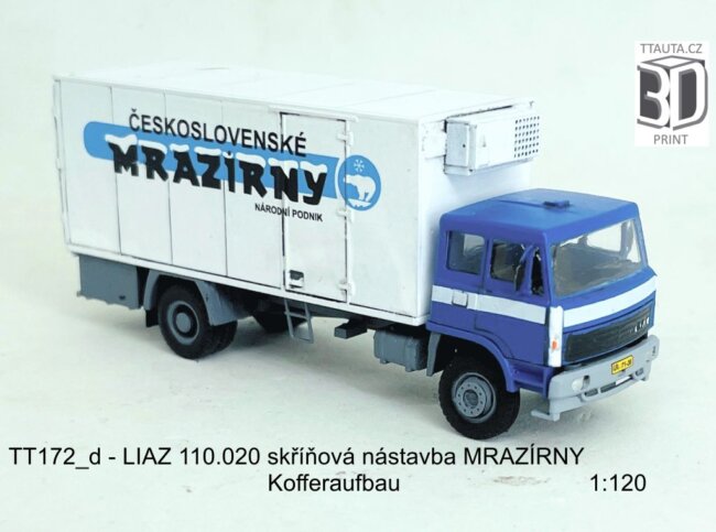 Stavebnice Liaz 110 skříňová nástavba – Mrazírny