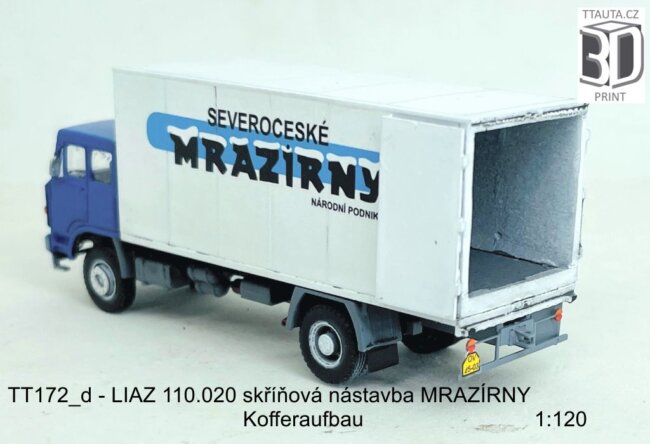 Stavebnice Liaz 110 skříňová nástavba – Mrazírny – foto 2