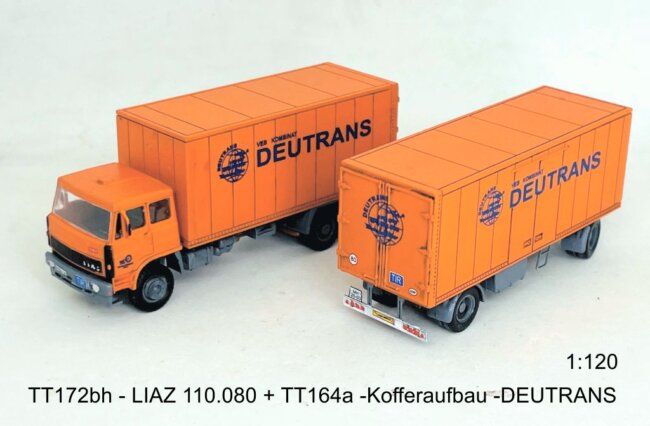Stavebnice Liaz 110 skříňová nástavba – DEUTRANS – foto 2