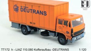 Stavebnice Liaz 110 skříňová nástavba – DEUTRANS