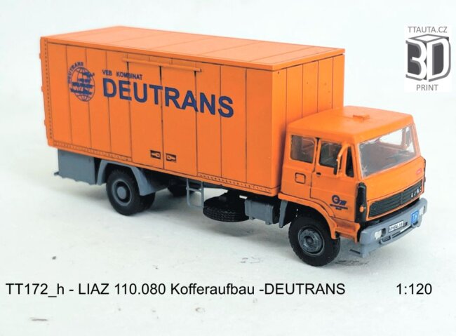 Stavebnice Liaz 110 skříňová nástavba – DEUTRANS