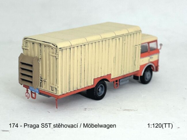 Praga S5T stěhovací automobil – prototyp – foto 1