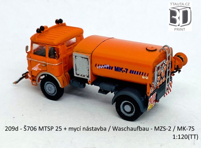 Š706 MTSP 25 údržba silnic mycí vůz