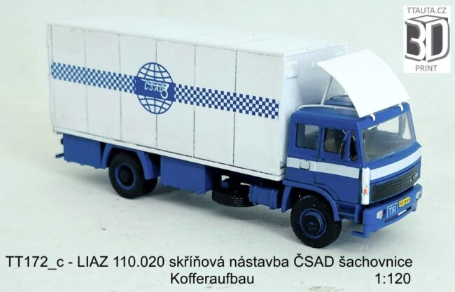 Stavebnice Liaz 110 skříňová nástavba – ČSAD – foto 2