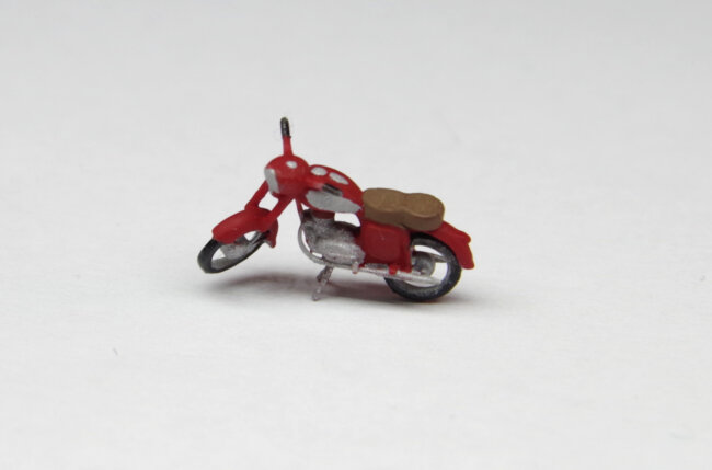 Stavebnice motocyklu Jawa 250 (zaparkovaná)